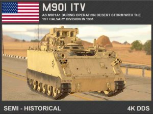 M901 沙漠风暴行动涂装