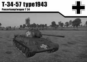 T-34-57 1943 德国缴获涂装