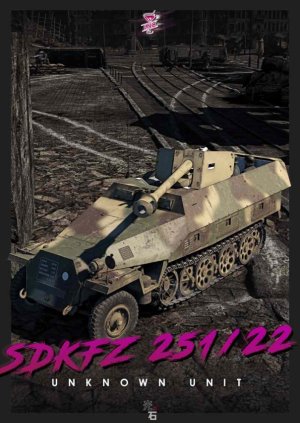 Sdkfz251  丛林迷彩 风化版