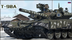 T-90A实验性冬季数码迷彩