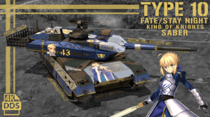 type10 fate 金毛saber涂装