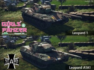 Leopard 1/Leopard 1A1 黑森峰学园[少女与战车]