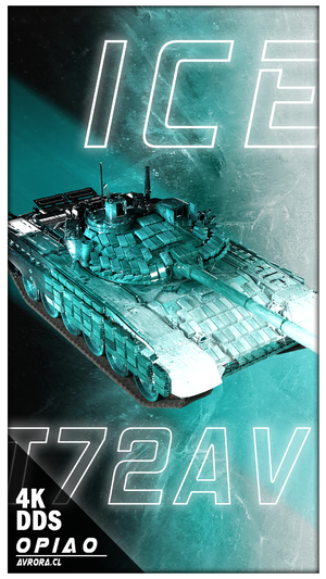 T72AV 墨冰涂装 4KDDS