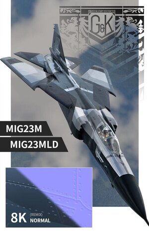 米格23M/MLD 通用 格里芬主题涂装