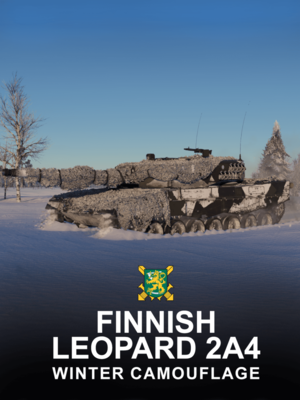 豹2A4（第123装甲营）芬兰装甲部队冬季雪地迷彩