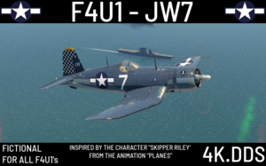 F4U-1《飞机总动员》威风队长（Skipper Riley）涂装