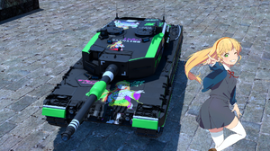 豹2A4全家桶 平安民堇涂装