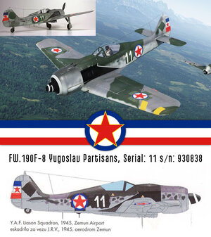 Fw190F8南斯拉夫游击队