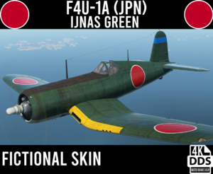 F4U-1A (JPN) - IJNAS Green日缴海盗日本海航绿色涂装