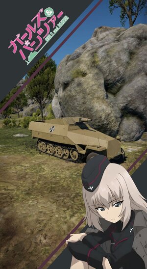 Sd.Kfz. 251/9黑森峰女子学园涂装