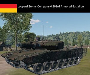 豹2A4m，德意志国防军第203装甲营