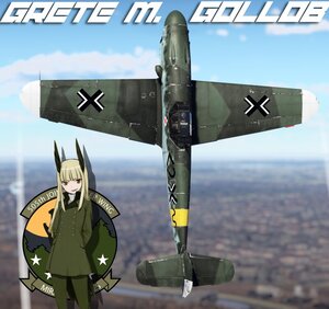 Bf-109 F以上改型通用 强袭魔女 格蕾特·M·戈洛布涂装