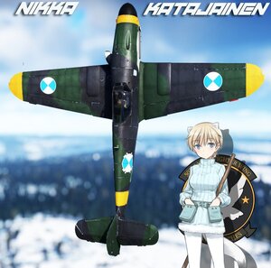 Bf-109 全改型通用 强袭魔女 妮卡·爱德华汀·卡塔雅南涂装