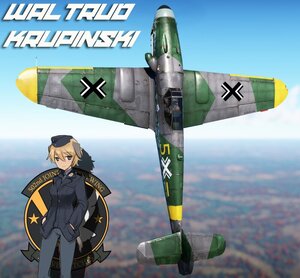 Bf-109 F以上改型通用 强袭魔女 沃楚德·库平斯基涂装