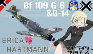 Bf 109 G-6&G-14通用 强袭魔女 艾莉卡·哈特曼痛涂