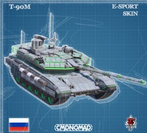 T-90M E-Sports系列：”绿色狂蜂“