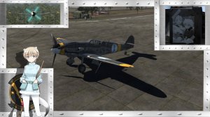 Bf 109 K-4 强袭魔女 妮卡·爱德华汀·卡塔雅南涂装