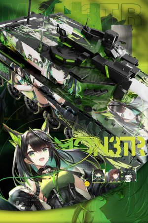 明日方舟Mon3tr 主题涂装 4K