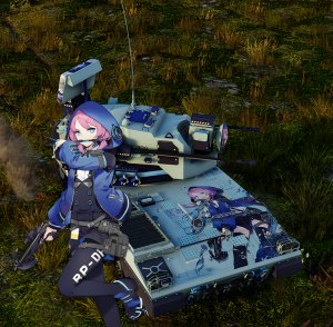 PGZ09 明日方舟蓝毒涂装