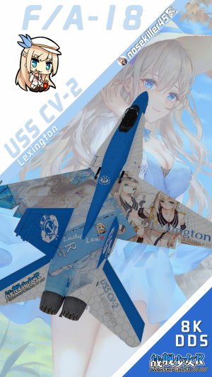 FA-18“大黄蜂”“战舰少女R”列克星敦