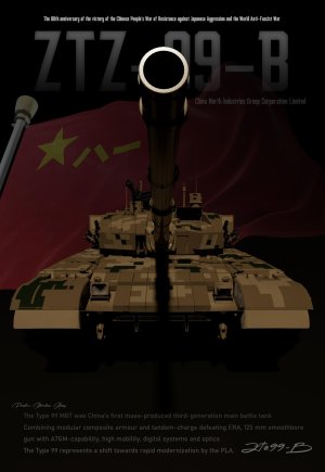 ZTZ99A 九三阅兵99B涂装