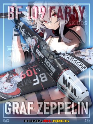 Bf 109 早期型 齊柏林伯爵（碧藍）