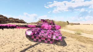 你的阜南有bug!T80UE1紫黑格子贴图丢失涂装