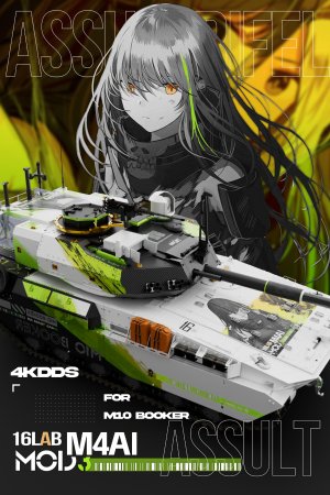 M10布克少女前线M4A1主题涂装4K