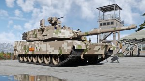 M1A2T PLA荒漠数码迷彩(九三阅兵版)