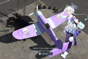 F4U-4海盗舰载战斗机涂装桐乃