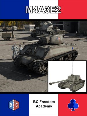 M4A3E2 少战BC自由学院涂装