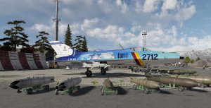 中系 歼7e 鸣潮尤诺主题涂装 第一版