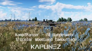 KPz-70 德意志联邦国防军三色林地迷彩