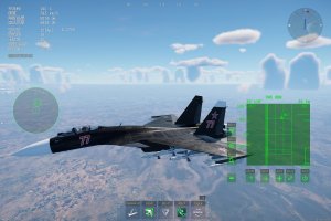 苏33俄罗斯空天军黑色涂装