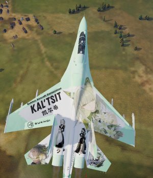 SU30 MK2 AMV 凯尔希涂装