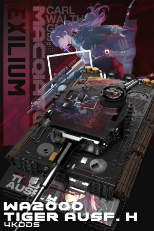 少女前线WA2000主题涂装4K版，适用于东/西线虎,自用