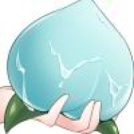 蓝色桃子